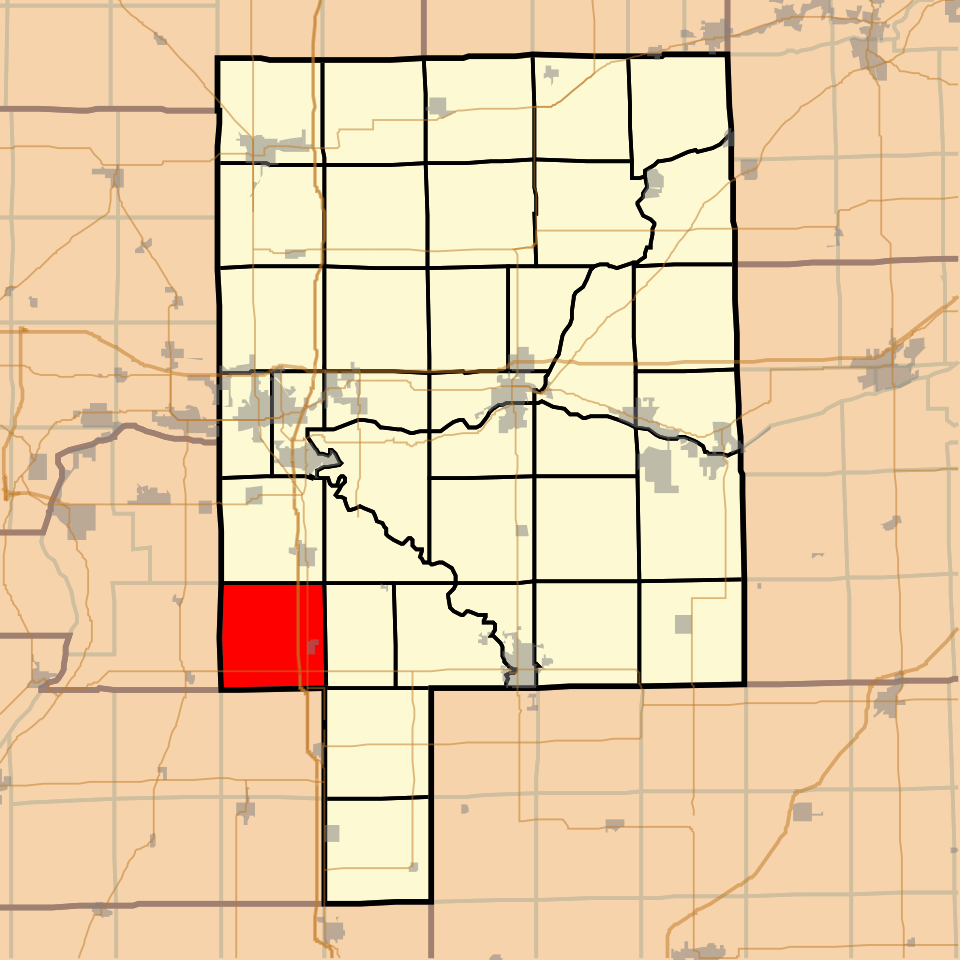 Locator map of Hope