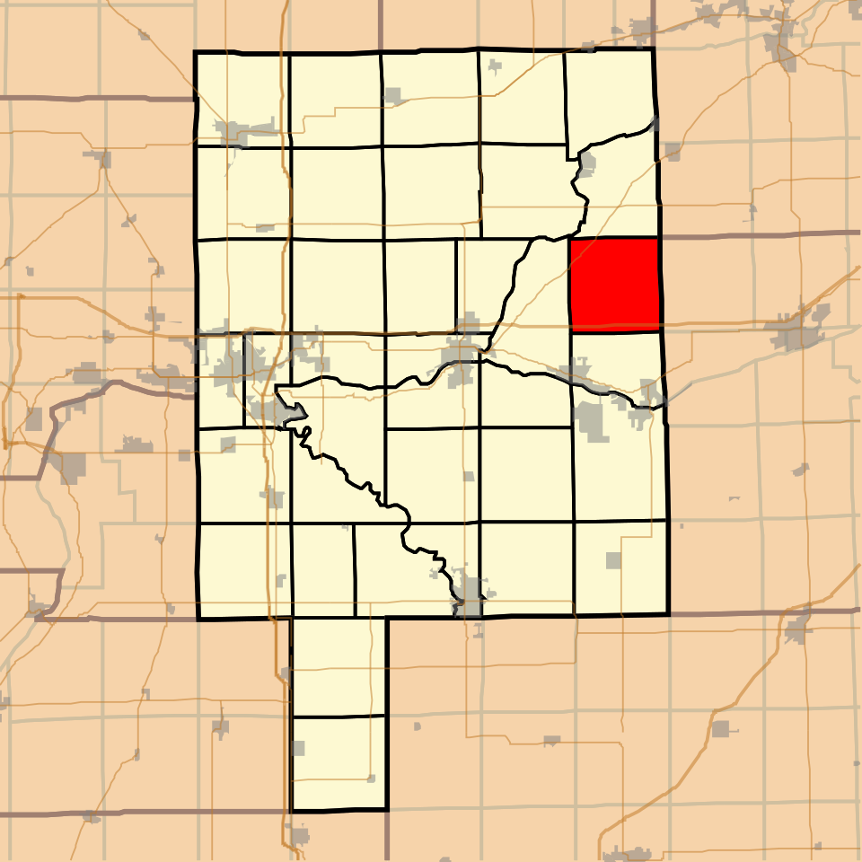 Locator map of Miller