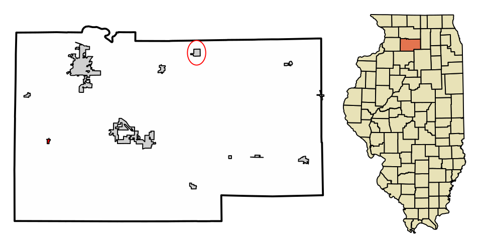Locator map of Harmon