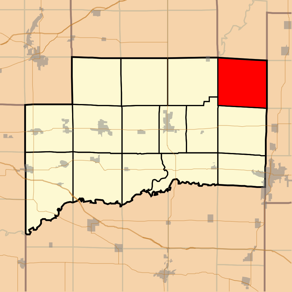 Locator map of East Fork