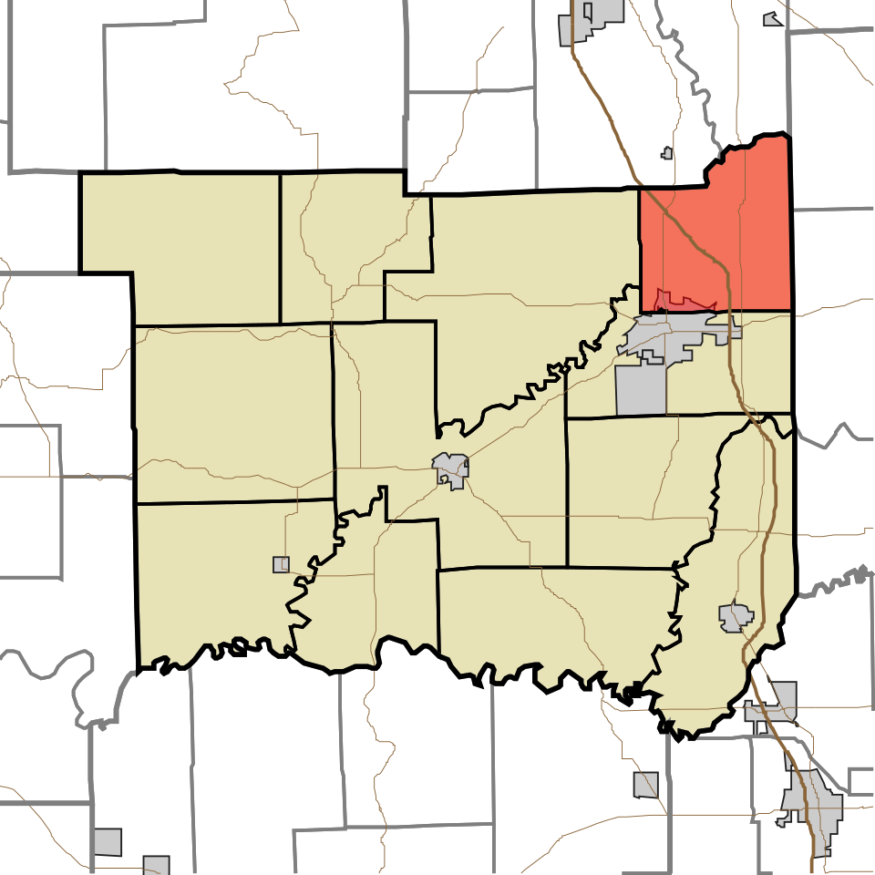 Locator map of Redding