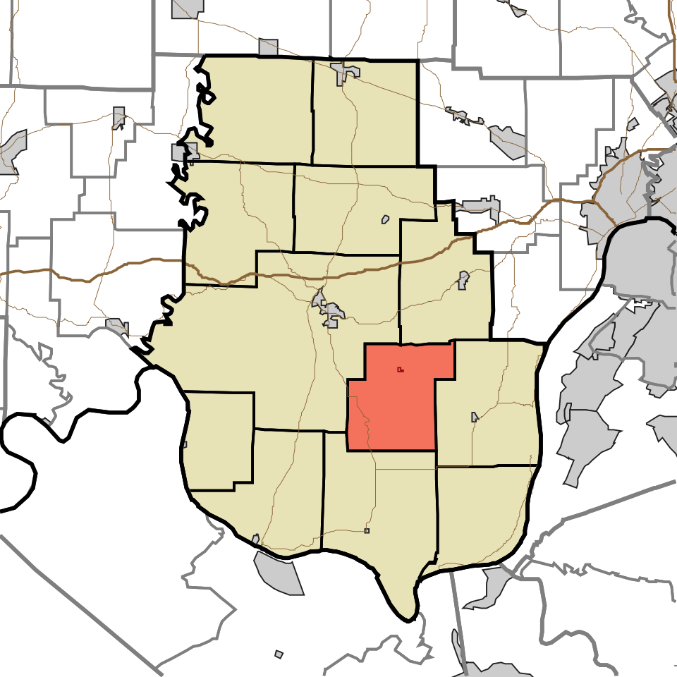 Locator map of Webster