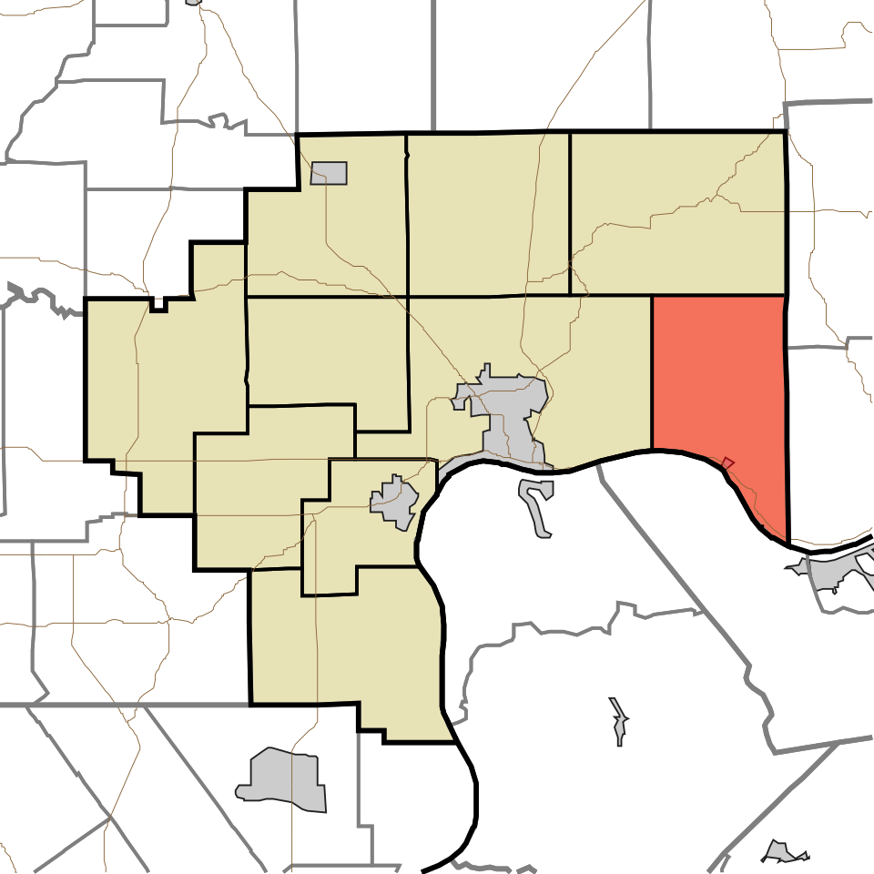 Locator map of Milton