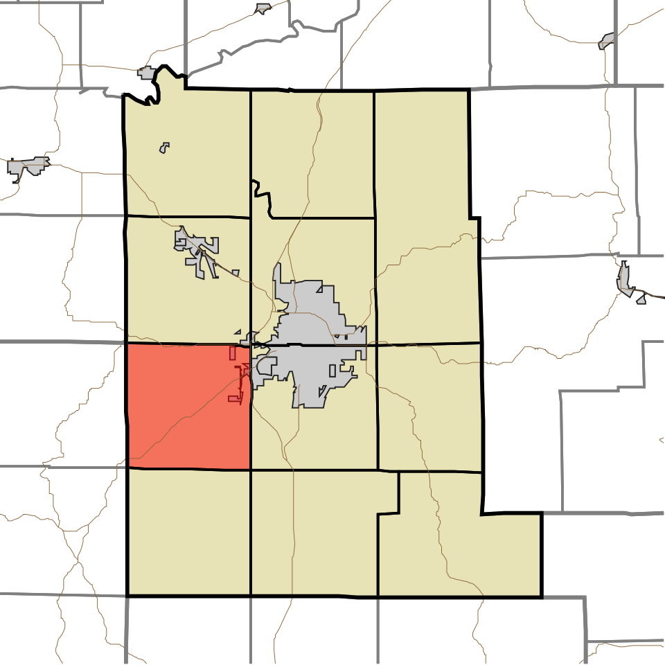 Locator map of Van Buren