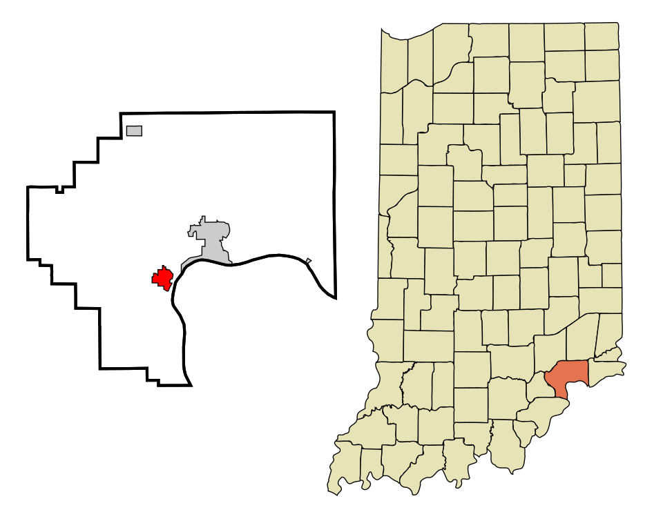 Locator map of Hanover