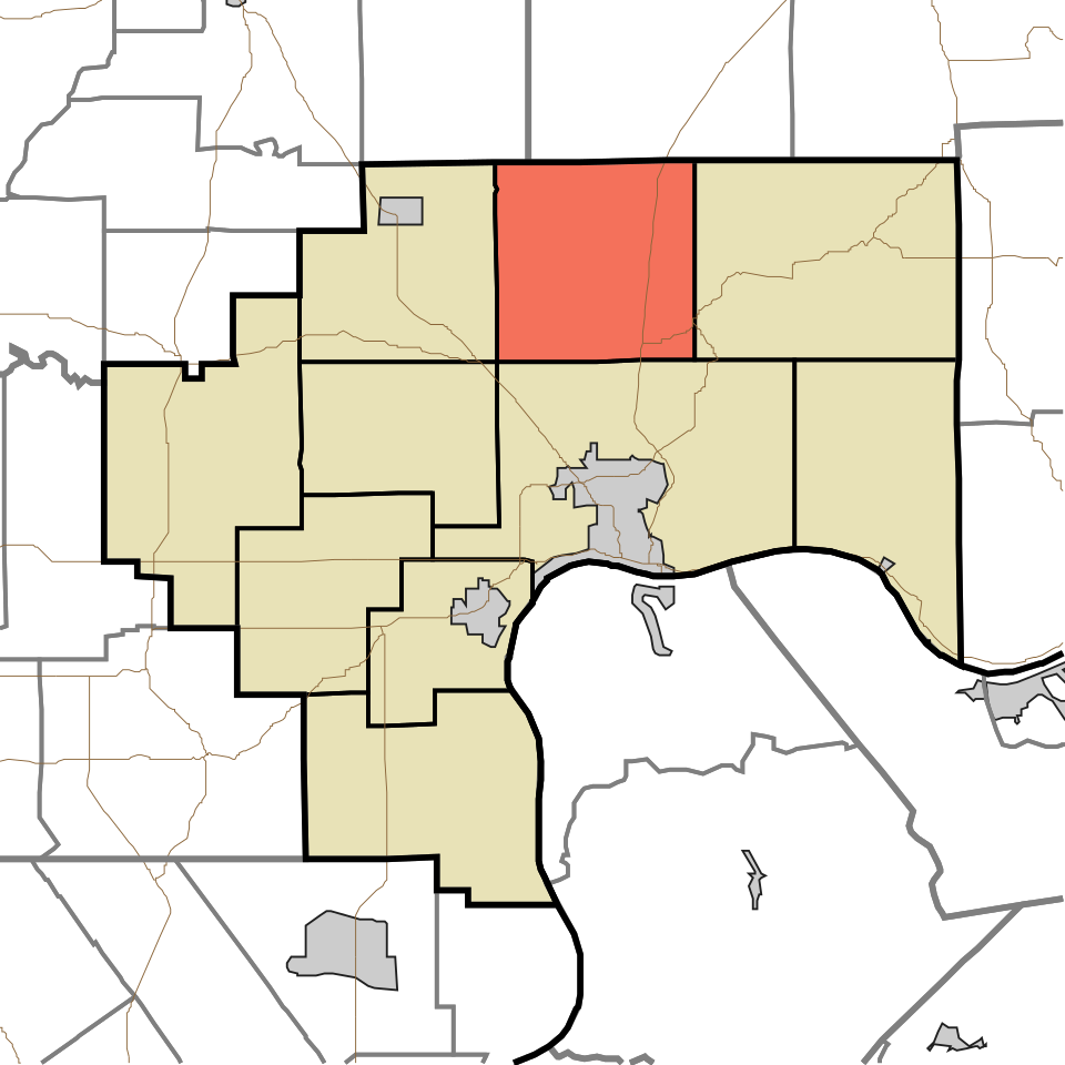 Locator map of Monroe