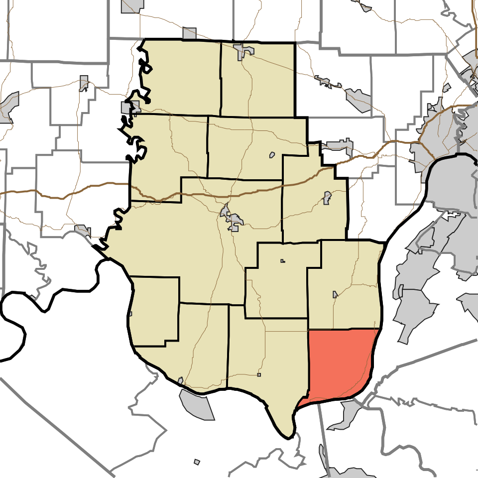 Locator map of Taylor