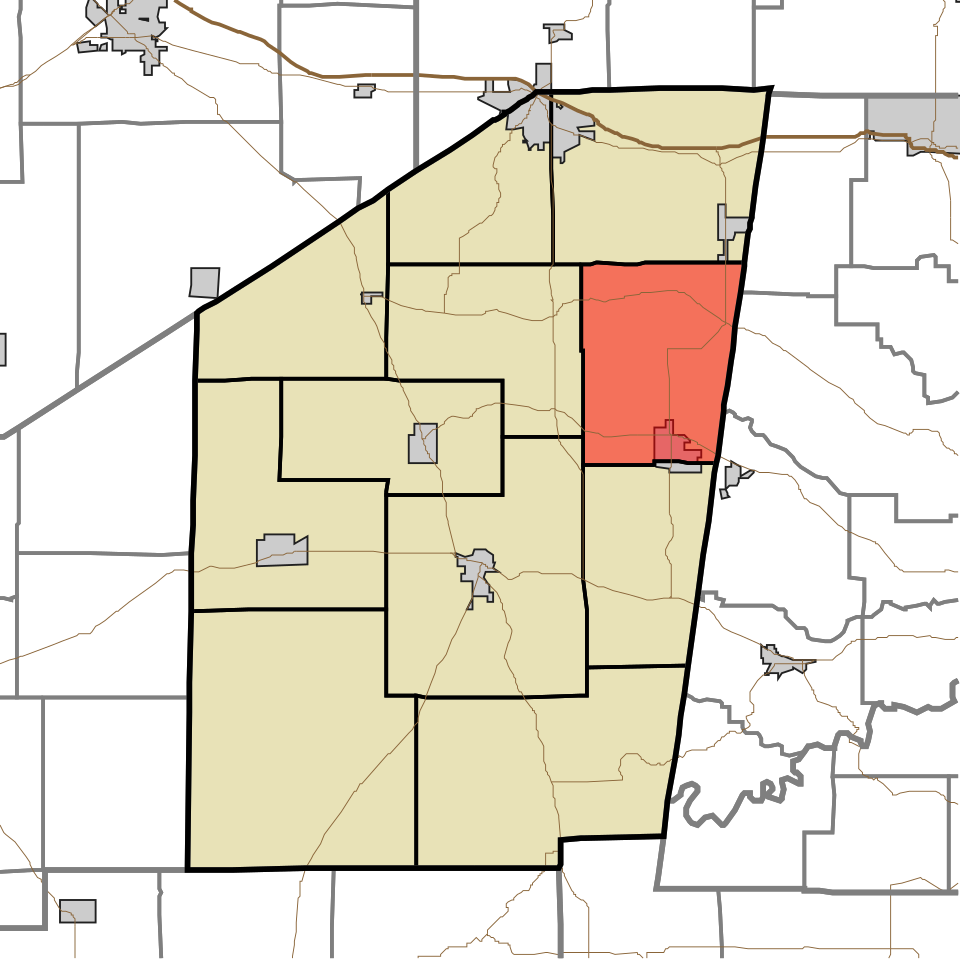 Locator map of Franklin