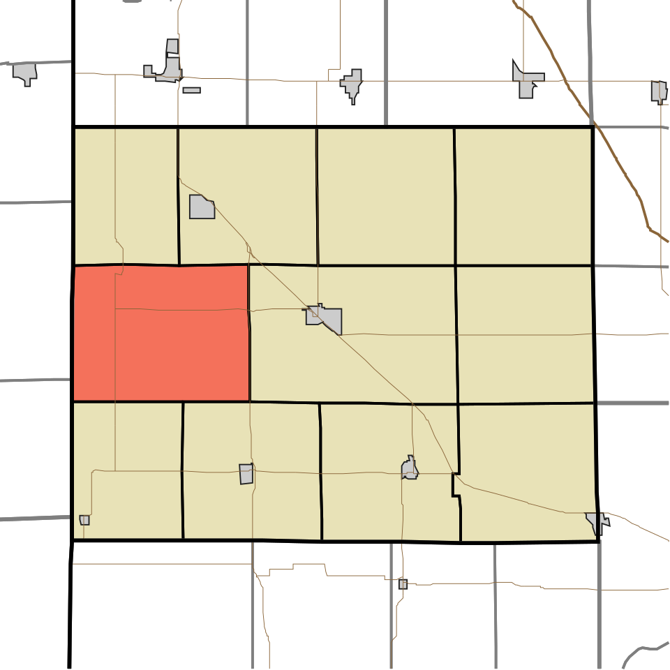 Locator map of Parish Grove