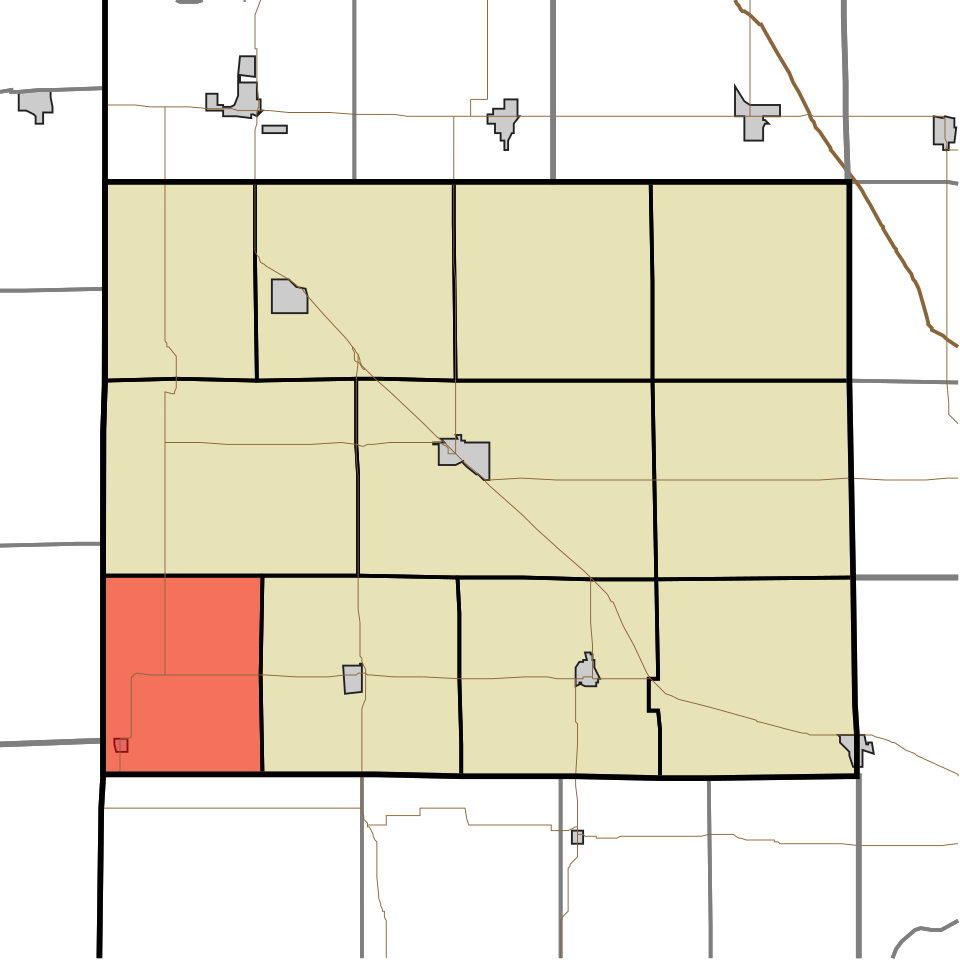 Locator map of Hickory Grove