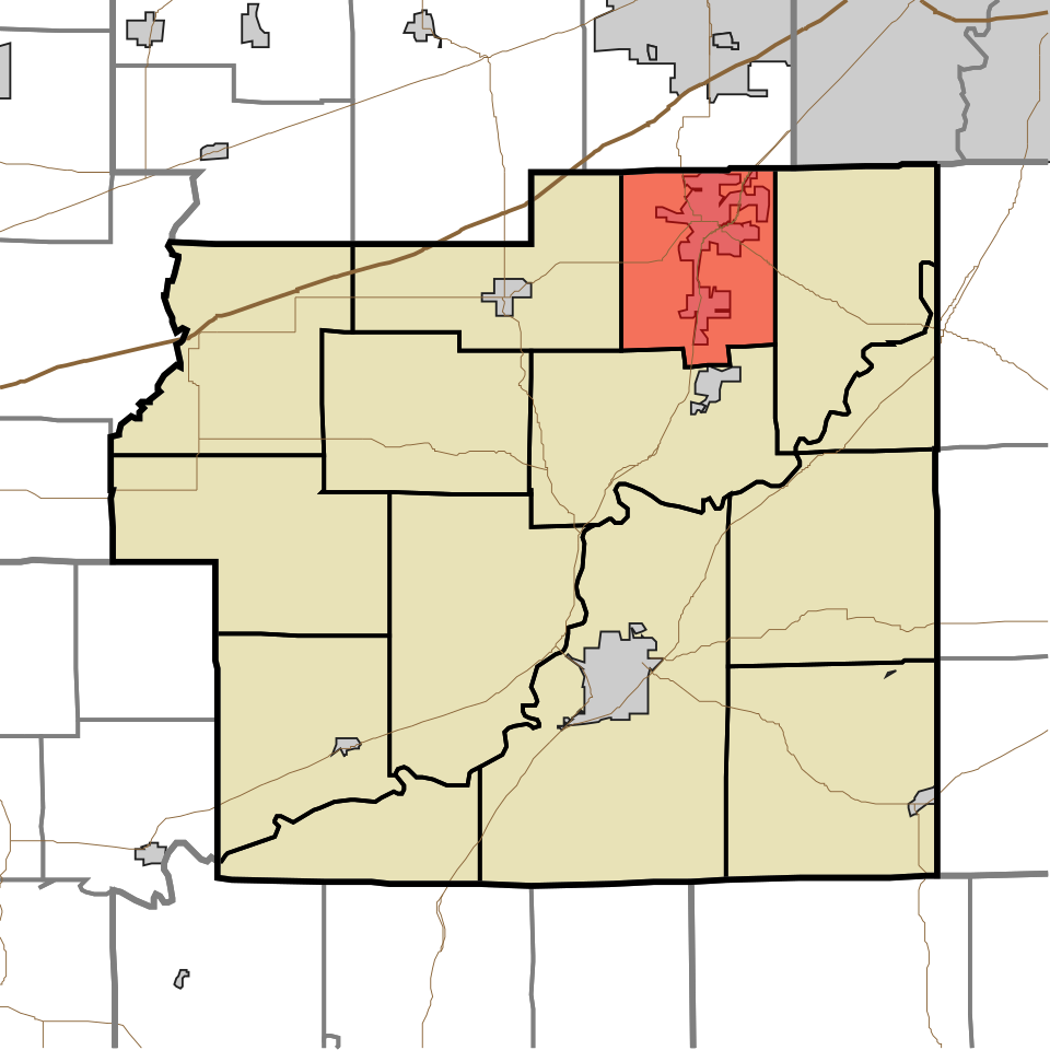 Locator map of Brown