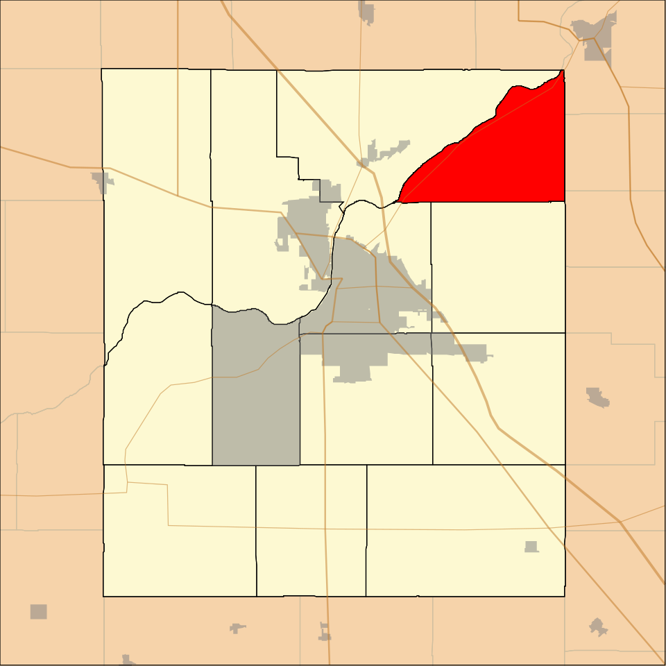 Locator map of Washington