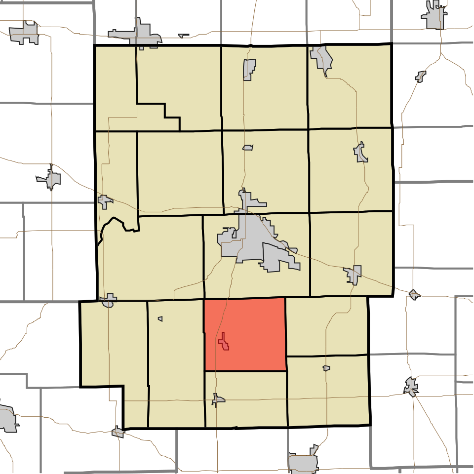 Locator map of Clay