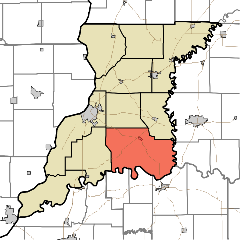 Locator map of Harrison