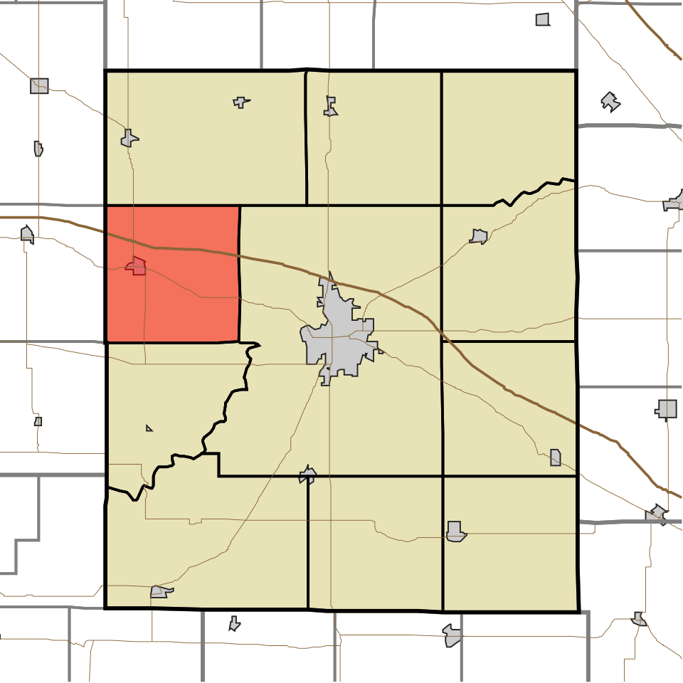 Locator map of Wayne