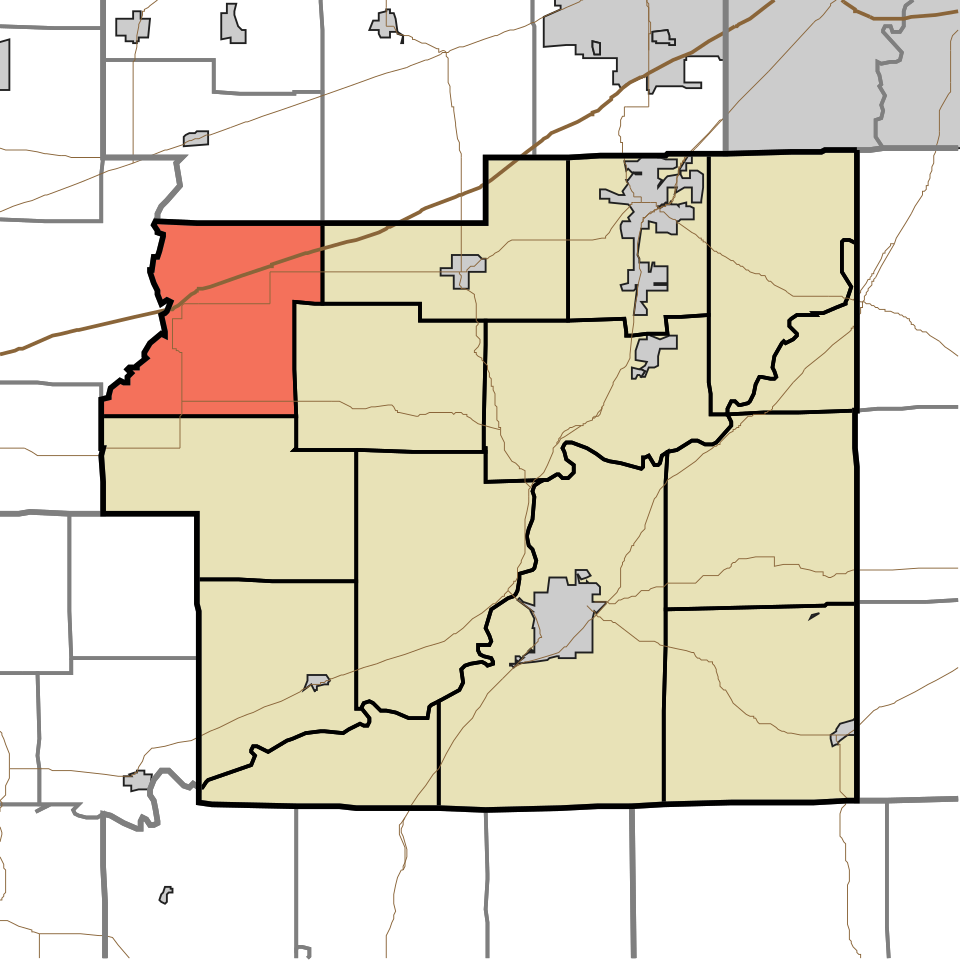Locator map of Adams