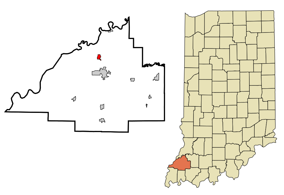 Locator map of Patoka