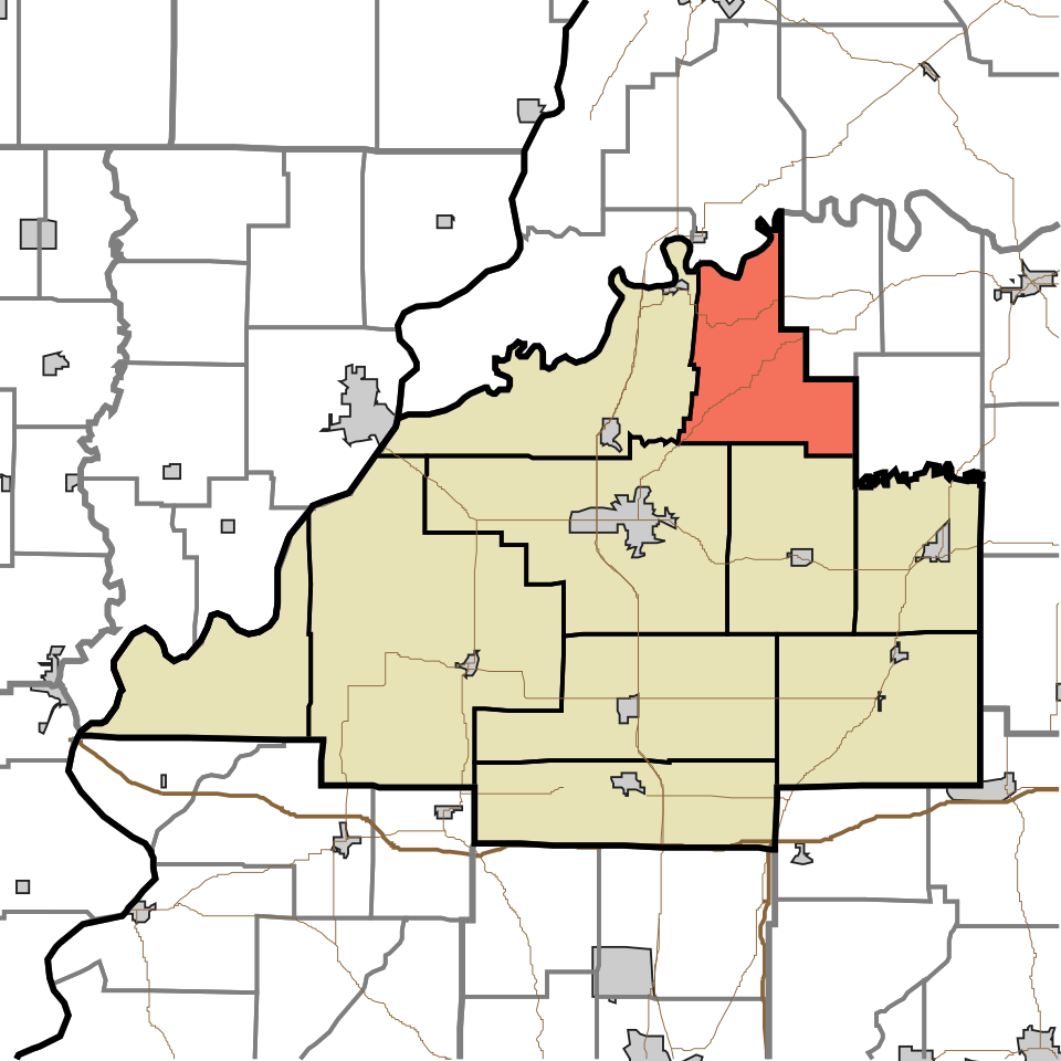Locator map of Washington