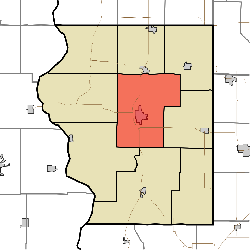 Locator map of Hamilton