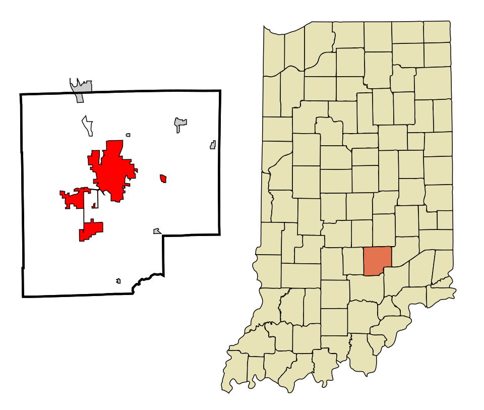 Locator map of Columbus