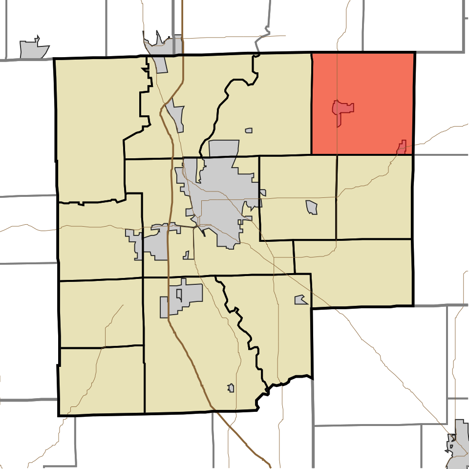 Locator map of Haw Creek