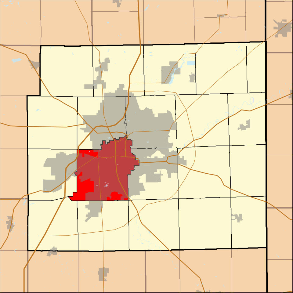 Locator map of Wayne