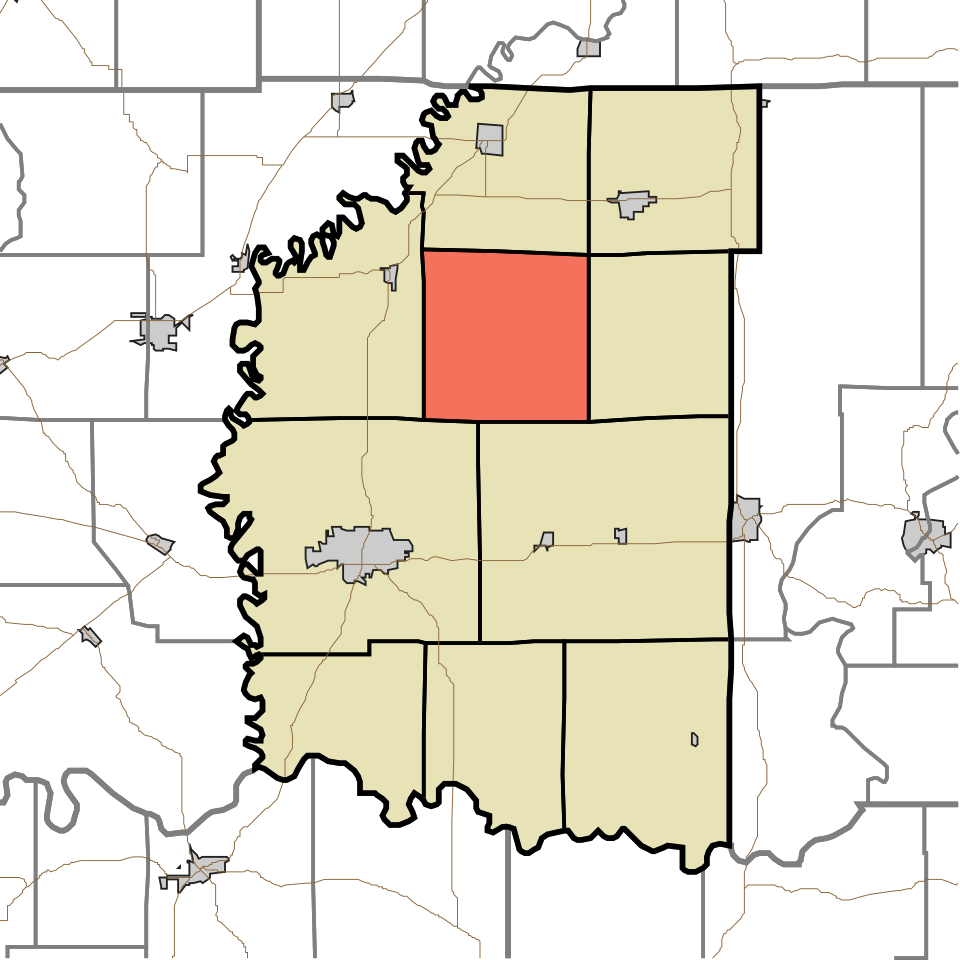 Locator map of Bogard
