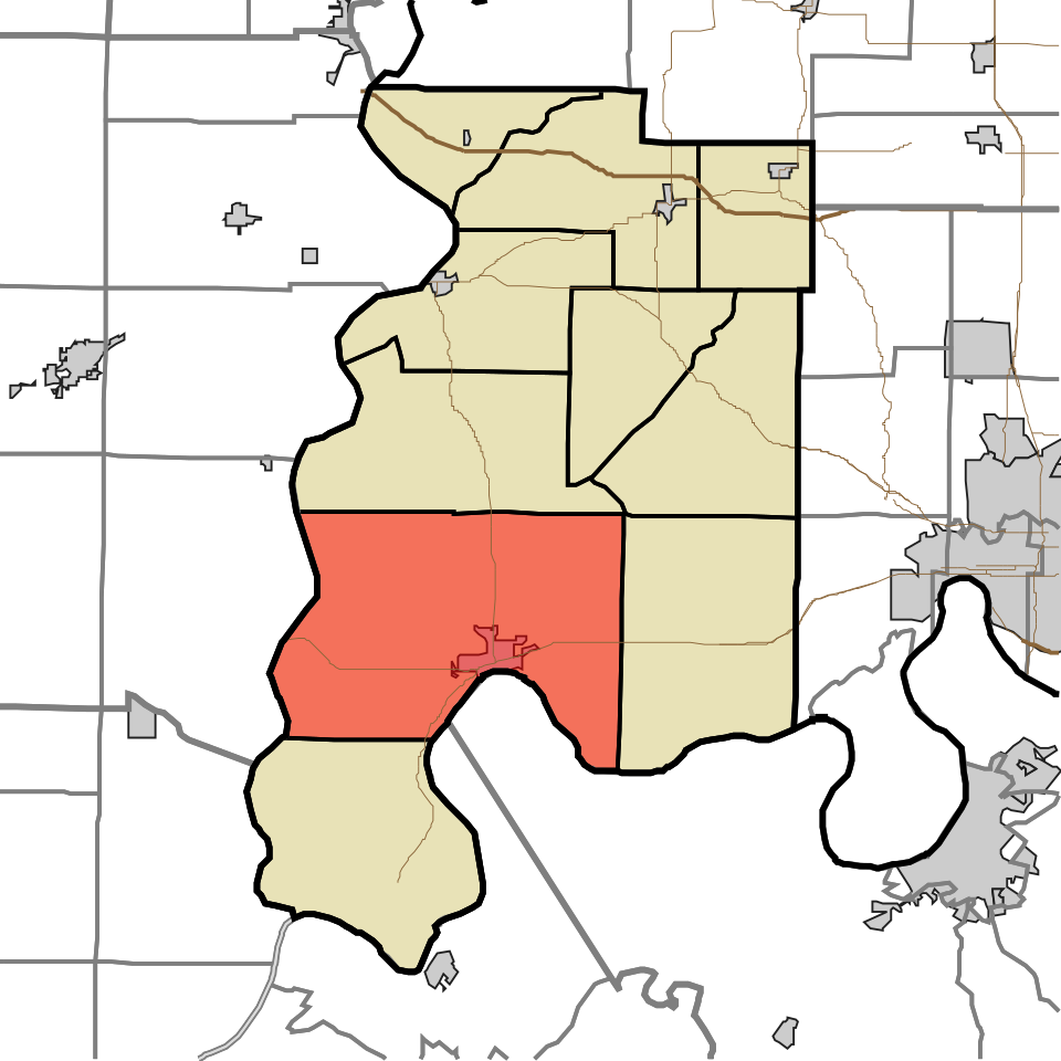 Locator map of Black
