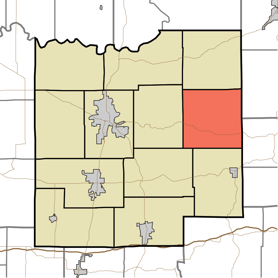 Locator map of Hall