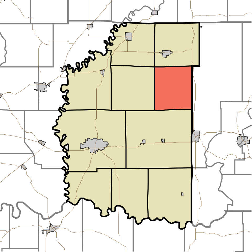 Map of Van Buren