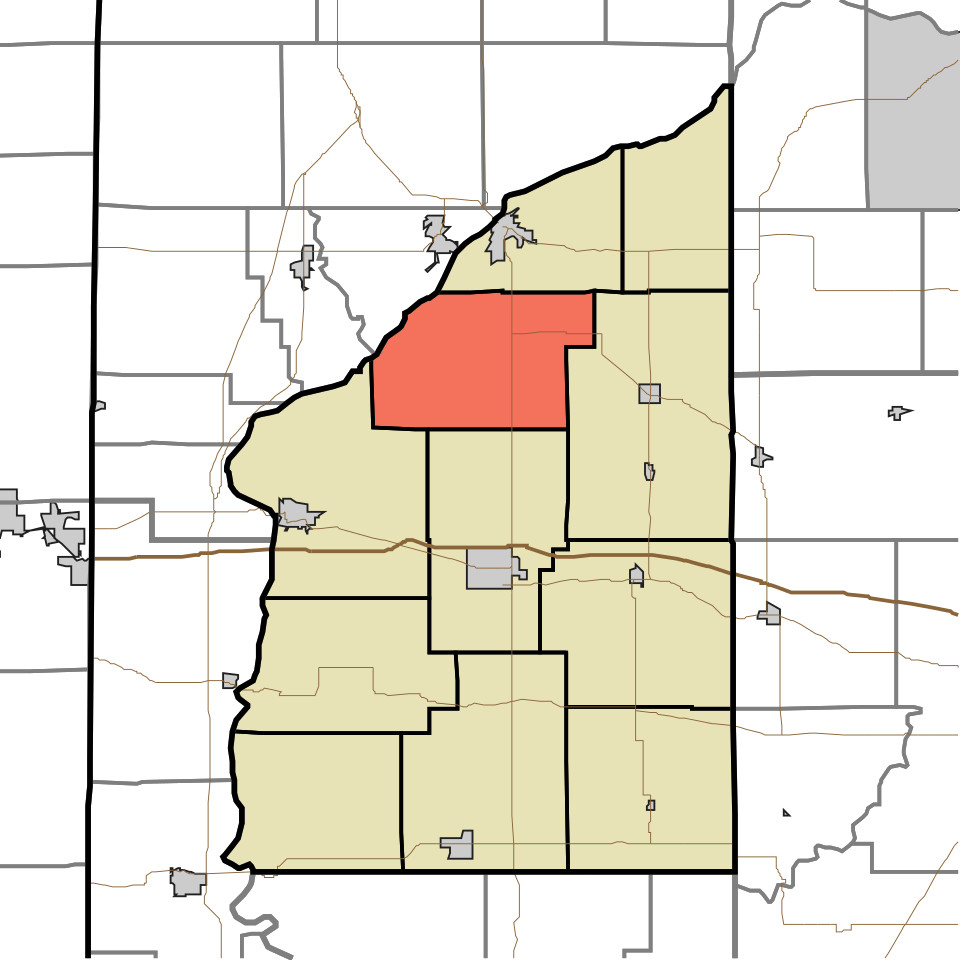 Locator map of Shawnee