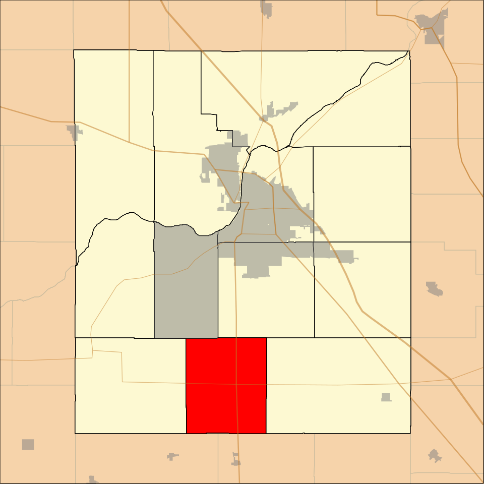 Locator map of Randolph