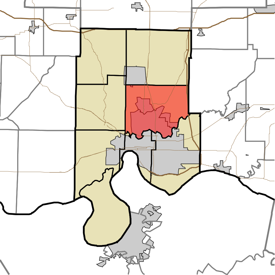 Locator map of Center