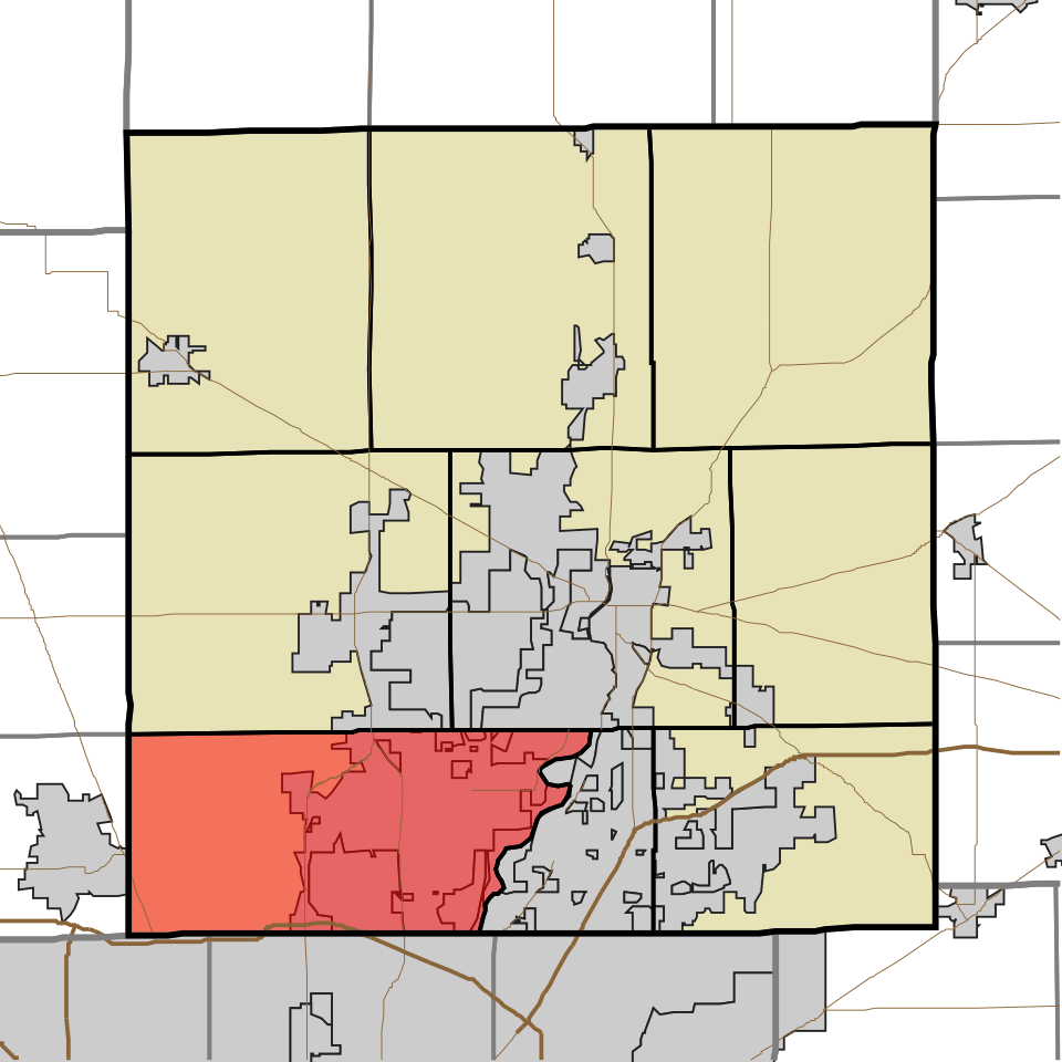 Locator map of Clay