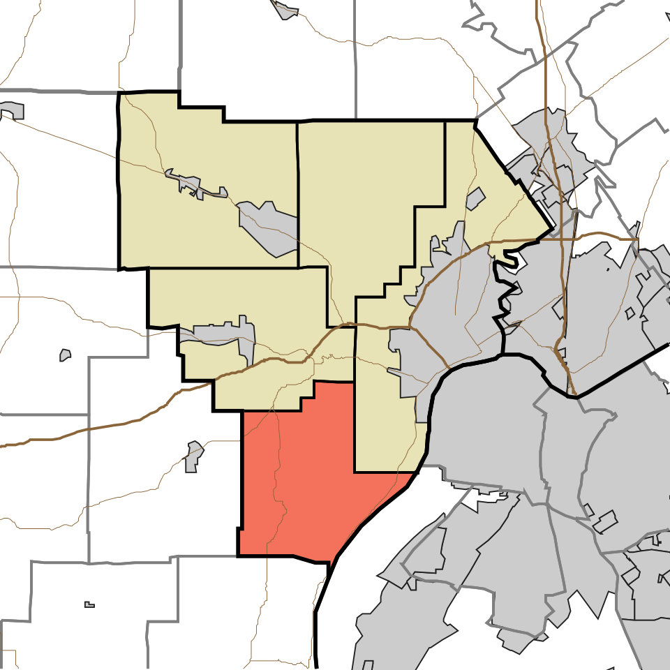 Locator map of Franklin