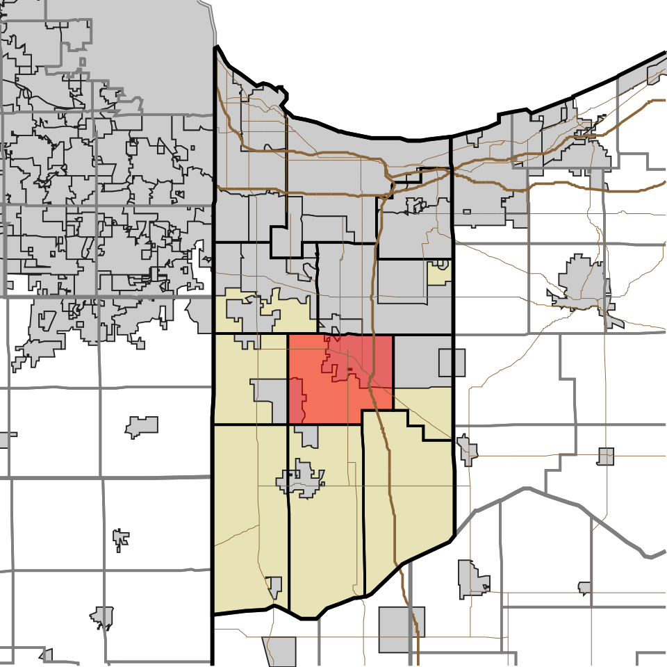Locator map of Center