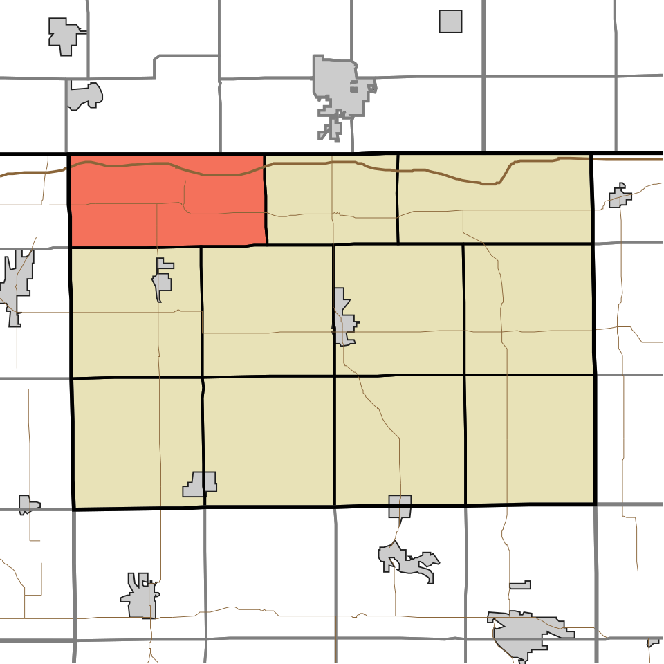 Locator map of Van Buren
