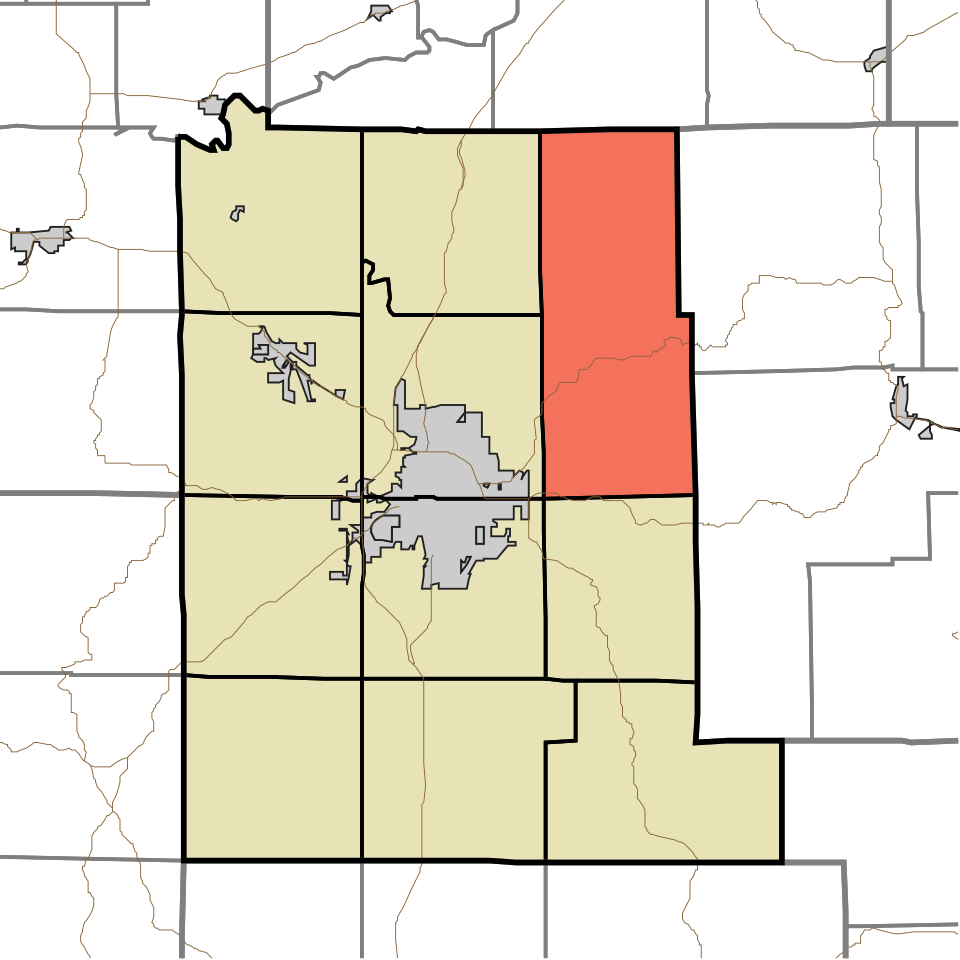 Locator map of Benton