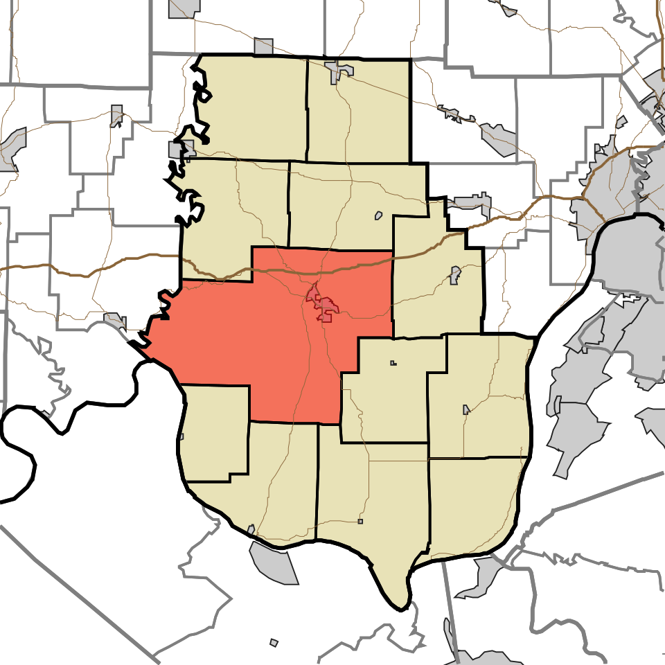 Map of Harrison
