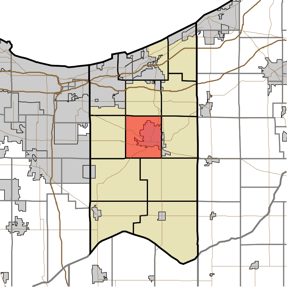 Locator map of Center