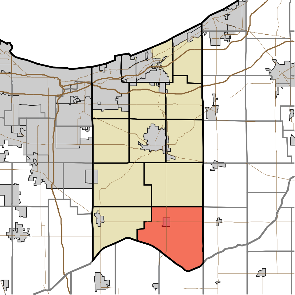Locator map of Pleasant