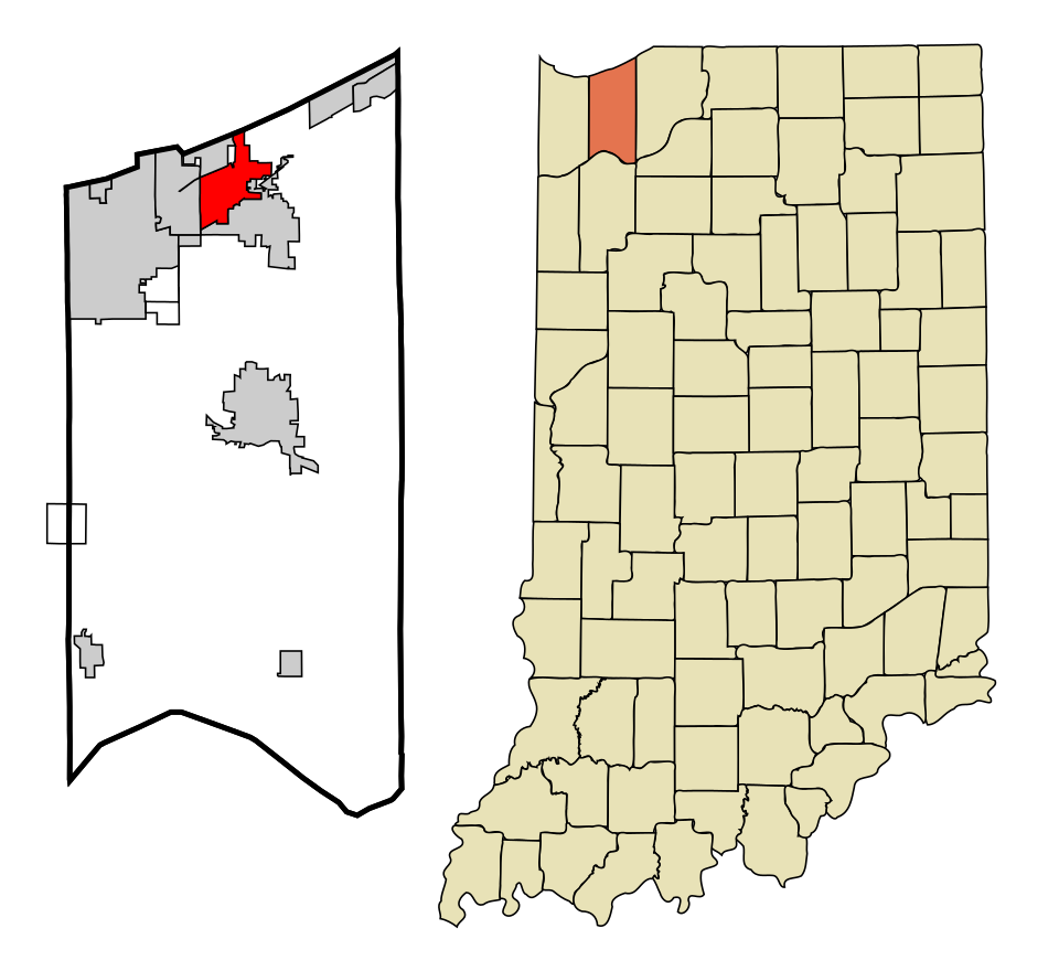 Locator map of Porter