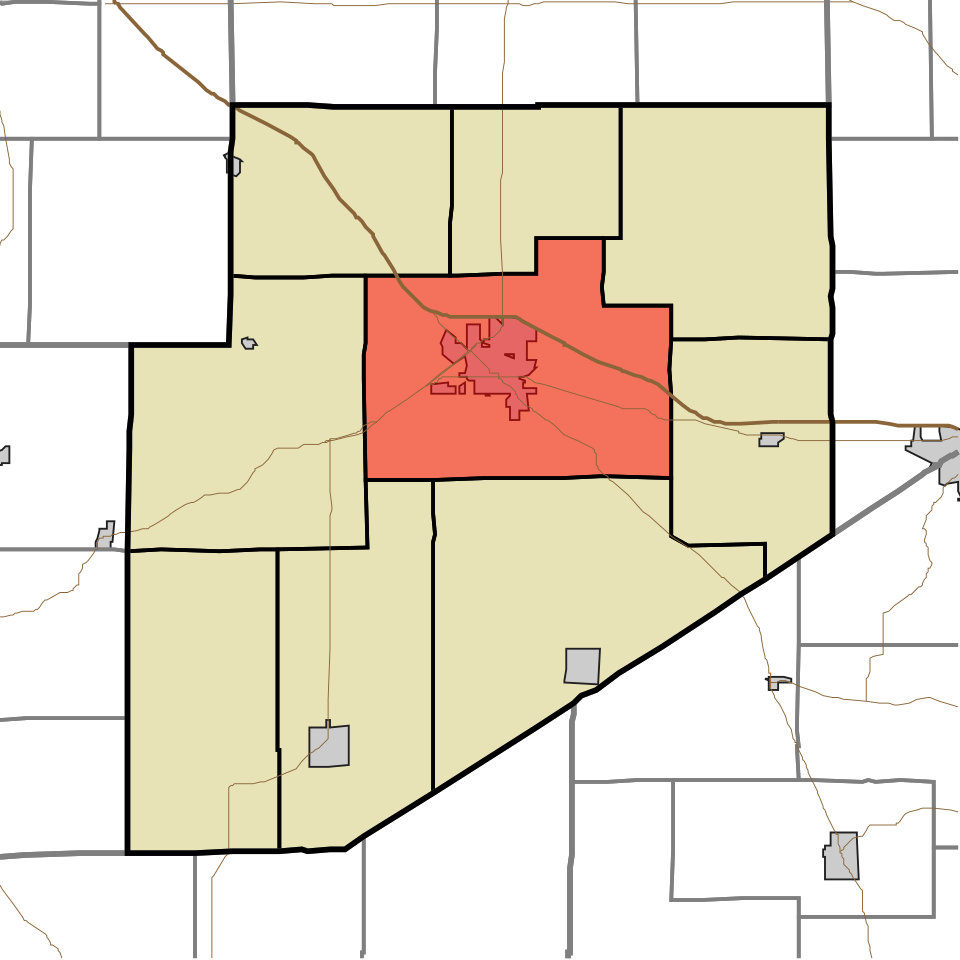 Locator map of Washington