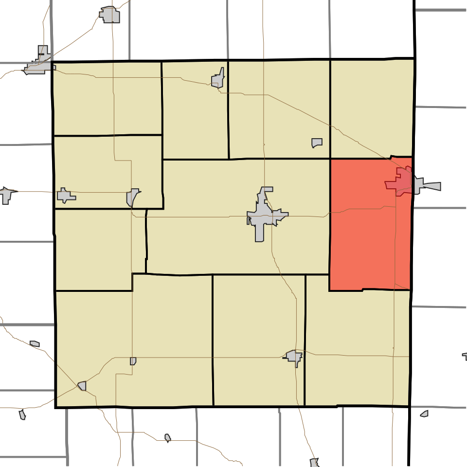 Locator map of Wayne