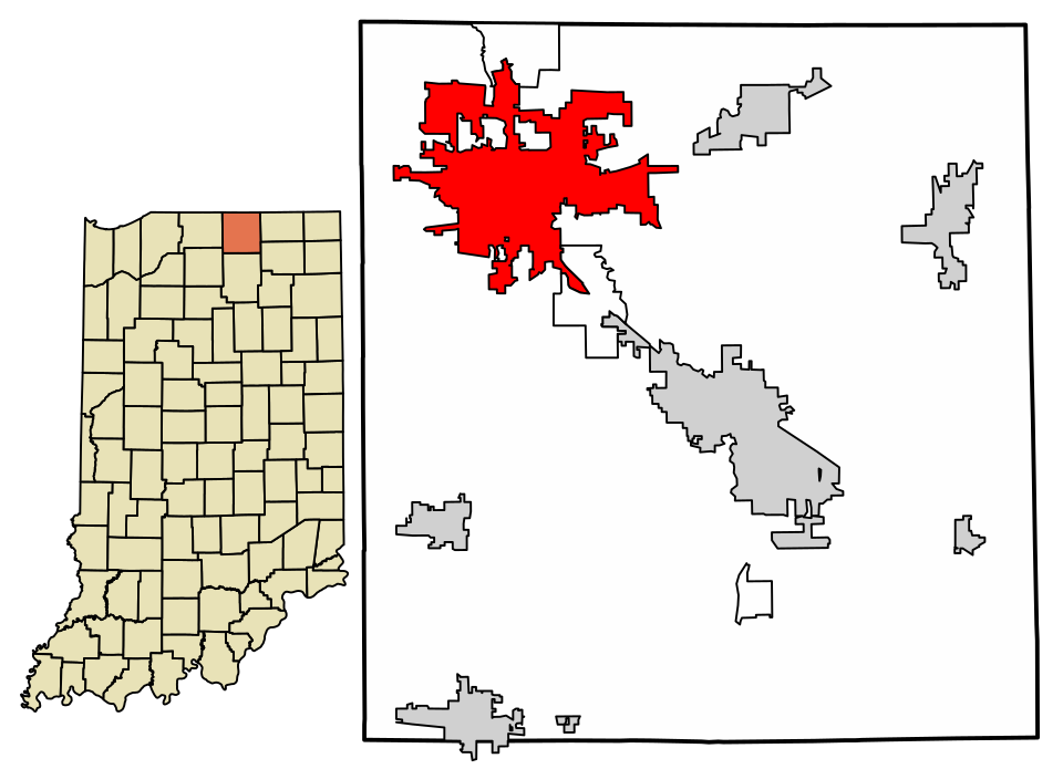 Map of Elkhart