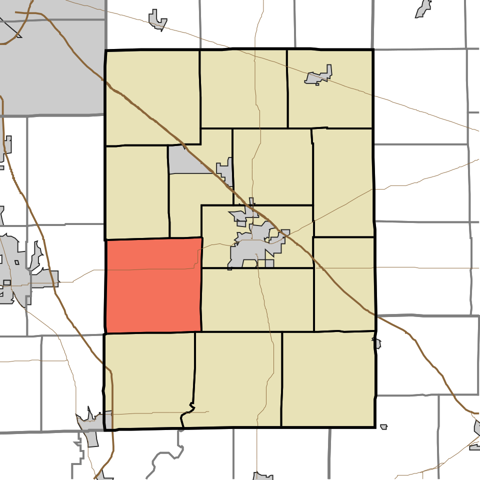 Locator map of Hendricks