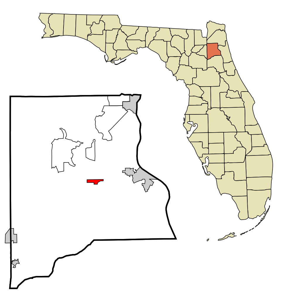 Locator map of Penney Farms