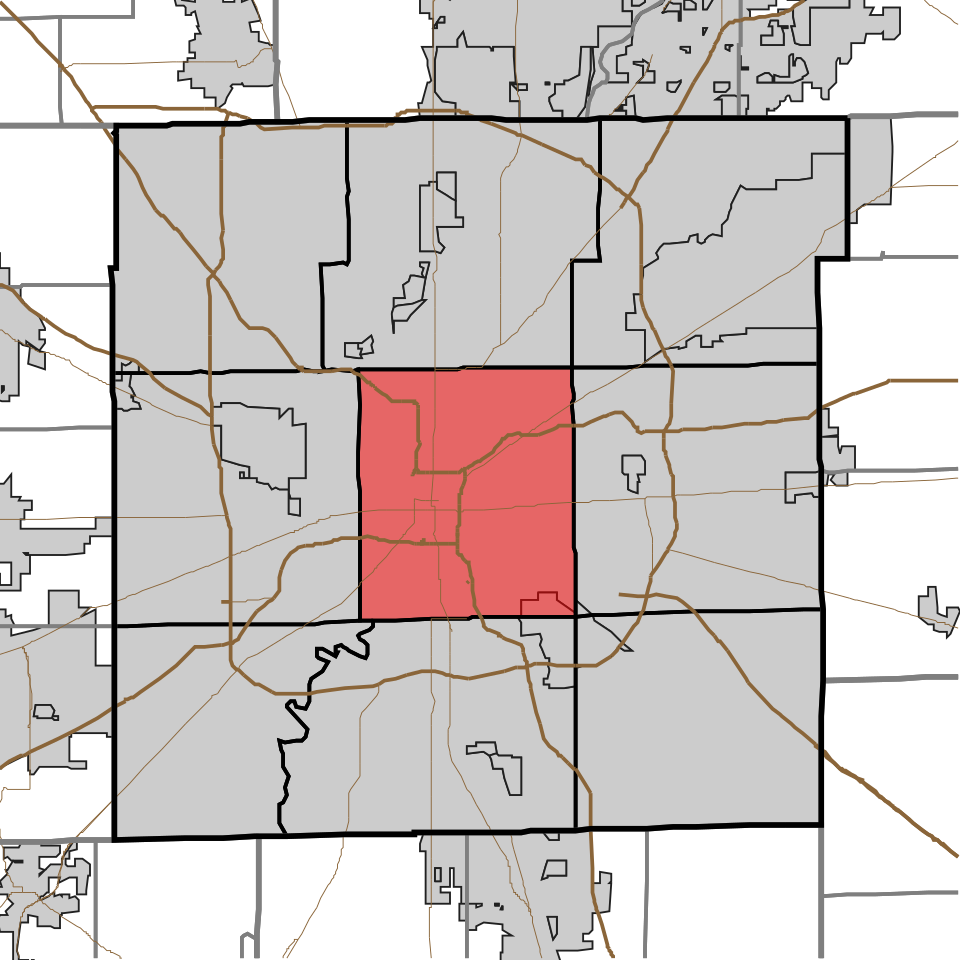 Locator map of Center