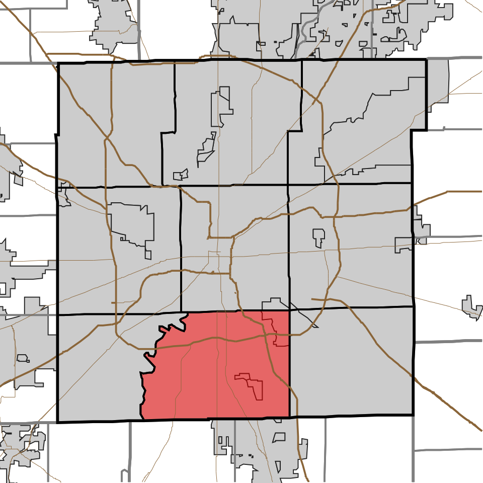 Locator map of Perry