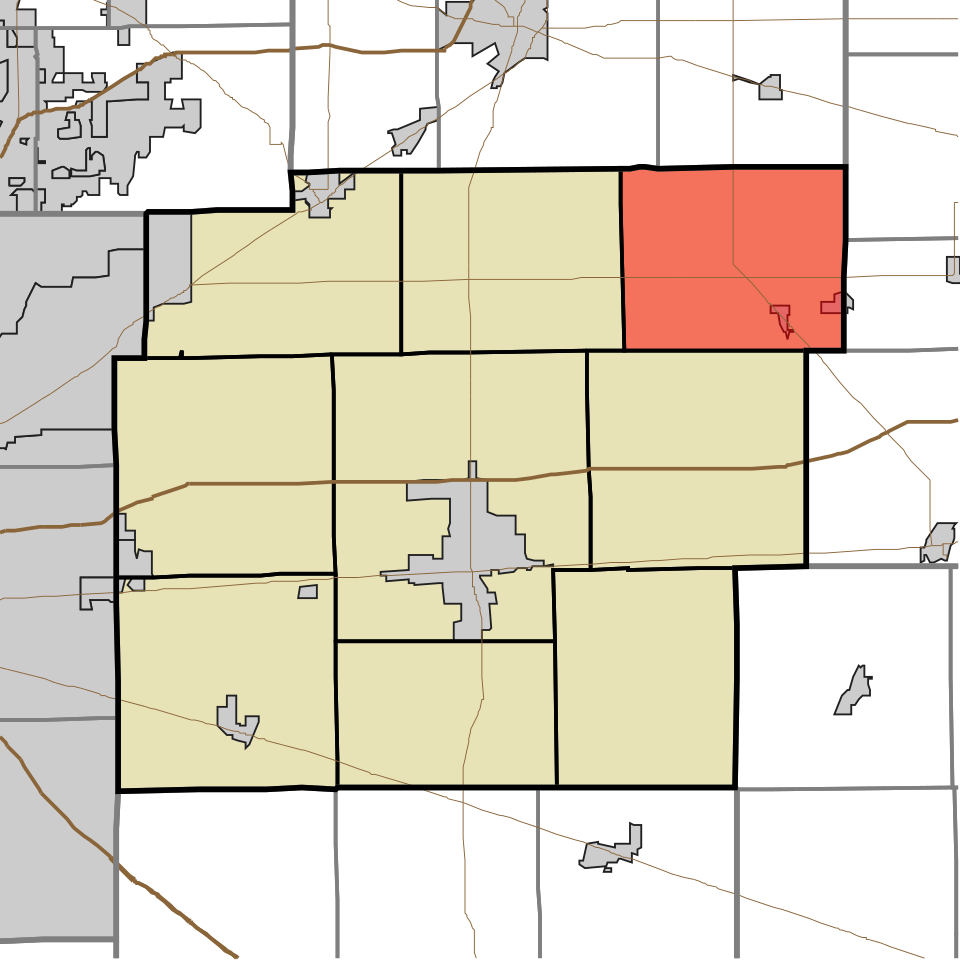 Map of Brown